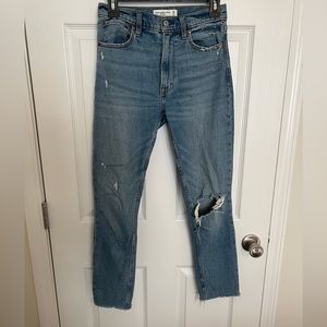 Abercrombie & fitch high rise skinny jeans size 25/0